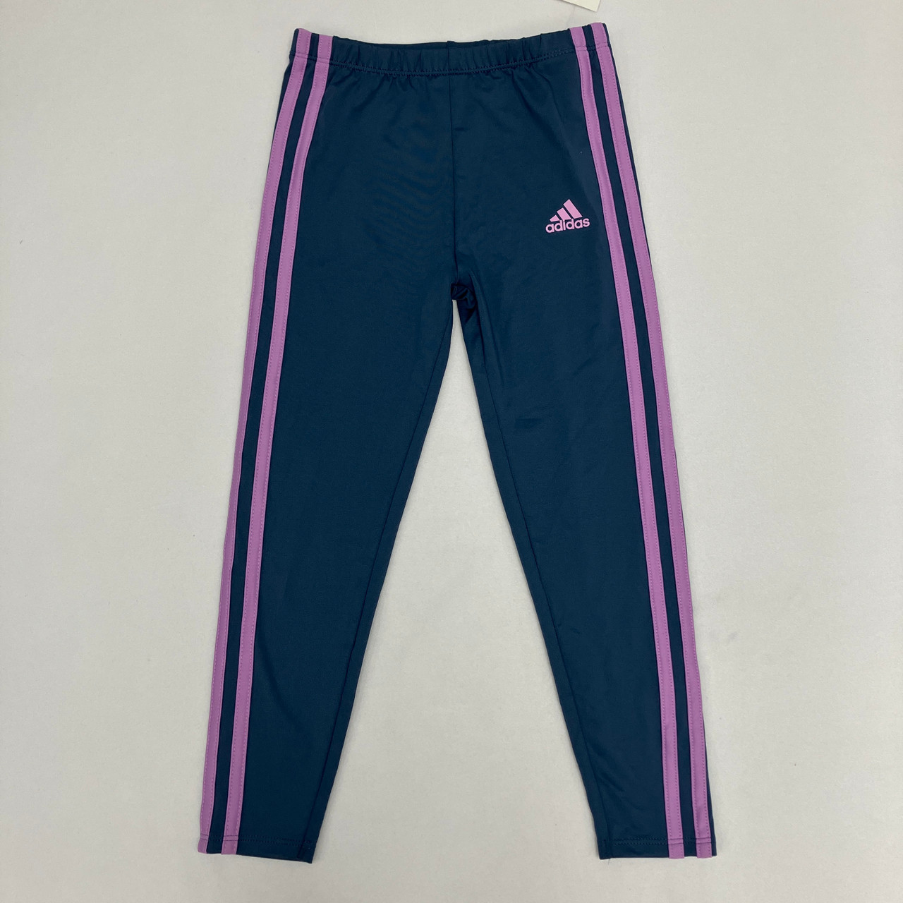 adidas pink stripe leggings
