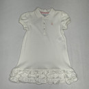 Ralph Lauren White Polo Ruffle Dress 24 mth