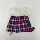Kids Headquarters Plaid Flannel Top 12 mth