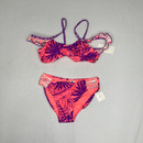 Breaking Waves Neon Leaf Bikini Set 8 yr
