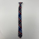 Dark Plaid Clip On Tie