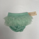 First Impressions Mint Green Ruffle Diaper Cover 6 mth