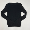 Ralph Lauren Black Cable Knit Sweater M 12 yr