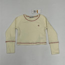 Calvin Klein Cream Knit LS Top 3T