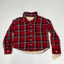 Levis Long Sleeve Plaid Fleece 10-12 Yr