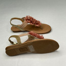 I.N.C. International Concepts Pink and Gold Flower Sandals 4M
