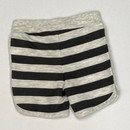 First Impressions Whispy Gray Striped Shorts 3-6 mth