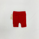 First Impressions Solid Red Bermuda Shorts 3-6 mth