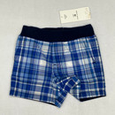 Ralph Lauren Reversible Plaid and Navy Shorts 3 mth