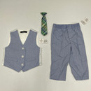 Nautica Pincord 3-Pc Vest Set 12 mth
