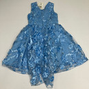 Rare Editions Floral Blue Dress 10 YR