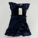 Little Angels Blue Velvet Dress 4 yr