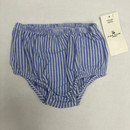 Ralph Lauren Striped Blue Oxford Diaper Cover 3 mth