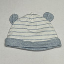 Striped Bear Beanie Hat 6 mth