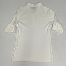 Nautica Solid White Polo Large 12-14