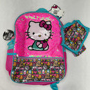 Sanrio Hello Kitty Backpack With Waterbottle, Lunchbox, And Pencil Case