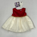 Blueberi Boulevard Red Fluffy Dress 3/6m