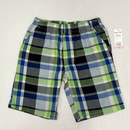 Kids Headquarters Green Plaid Shorts 6
