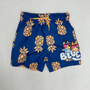 Bluey Blue Pineapple Swim Shorts 02/2T