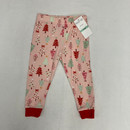 Max & Olivia Pink Christmas PJ Pants 18m