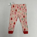Max & Olivia Pink Christmas PJ Pants 18m