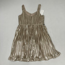 Bonnie Jean Gold Metallic Dress 8 Yr