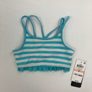 Ideology Striped Mesh Swim Top 2T