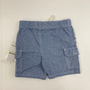 Kids Headquarters Light Blue Striped Shorts 3-6 mth