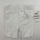 First Impressions White Bermuda Shorts 6-9 mth