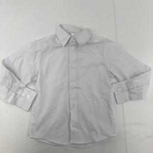 Nautica Solid White Button Up 5 Reg