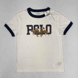 Ralph Lauren White Tee 5T
