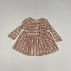 Carter's Pink Striped Dress Newborn