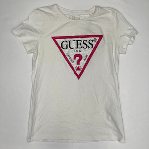 Guess Big Girls triangle White T-shirt 12yr