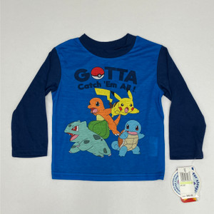 Pokemon Pajama Top 4 Yr