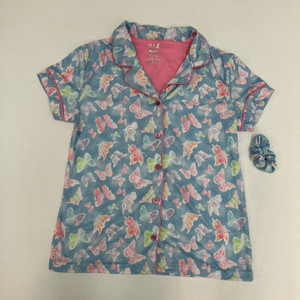Max and Olivia Butterfly Sleep Shirt Large