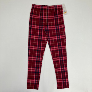 Tommy Hilfiger Red Plaid Leggings 6X