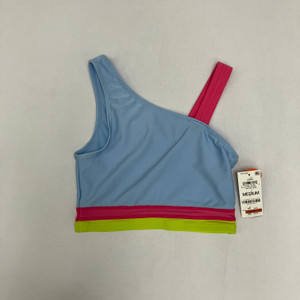 Ideology Blue Neon Swim Top M