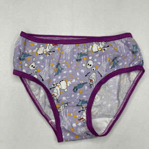 Disney Frozen Purple Underwear 6 Yr