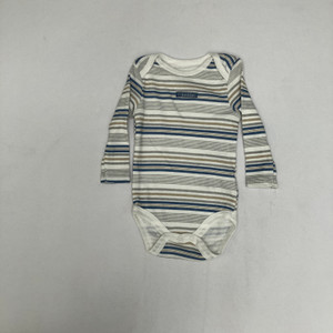 Calvin Klein Blue Long Sleeve Bodysuit 0/3m