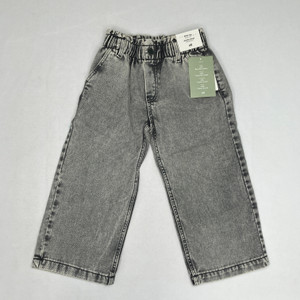 H&M Wide Leg Elastic Waist Jeans 3T