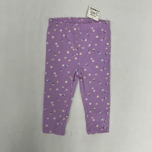 First Impressions Purple Heart Leggings 6-9 mth