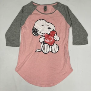 Instant Message Pink Snoopy Base-ball T M