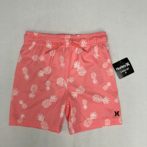 Hurley Pink Pineapple Swim Shorts 4T