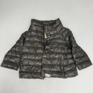 Herno Silver Gray Button Up Coat 6