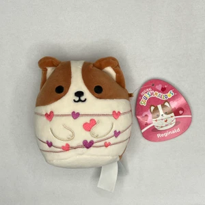 Squishmallow Reginald Hearts Corgi Plush