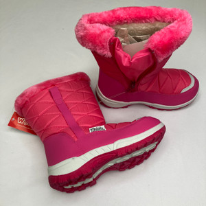 Wootie Bright Pink Snow Boots Size 2