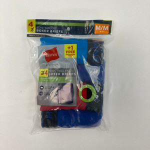 Hanes 4 Boxer Briefs M 10-12 yr