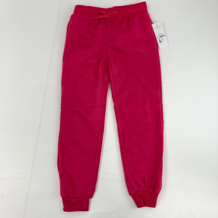 Kids Headquarters Solid Hot Pink Joggers 6 yr