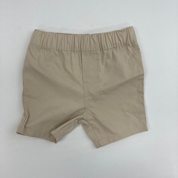 First Impressions Tan Khaki Shorts 6-9 mth