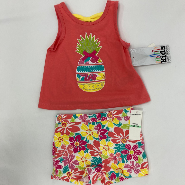 Kids Headquarters Pineapple 2-pc 18 mth